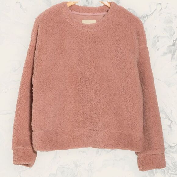 NWOT Shop Thread & Supply Crewneck Pullover Sweater In Blush- size XS - Picture 1 of 3